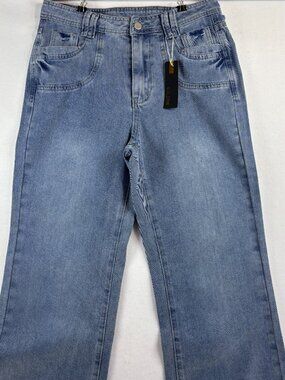 Gilipur Womens High Rise Wide Leg Jeans Size 30 x 28